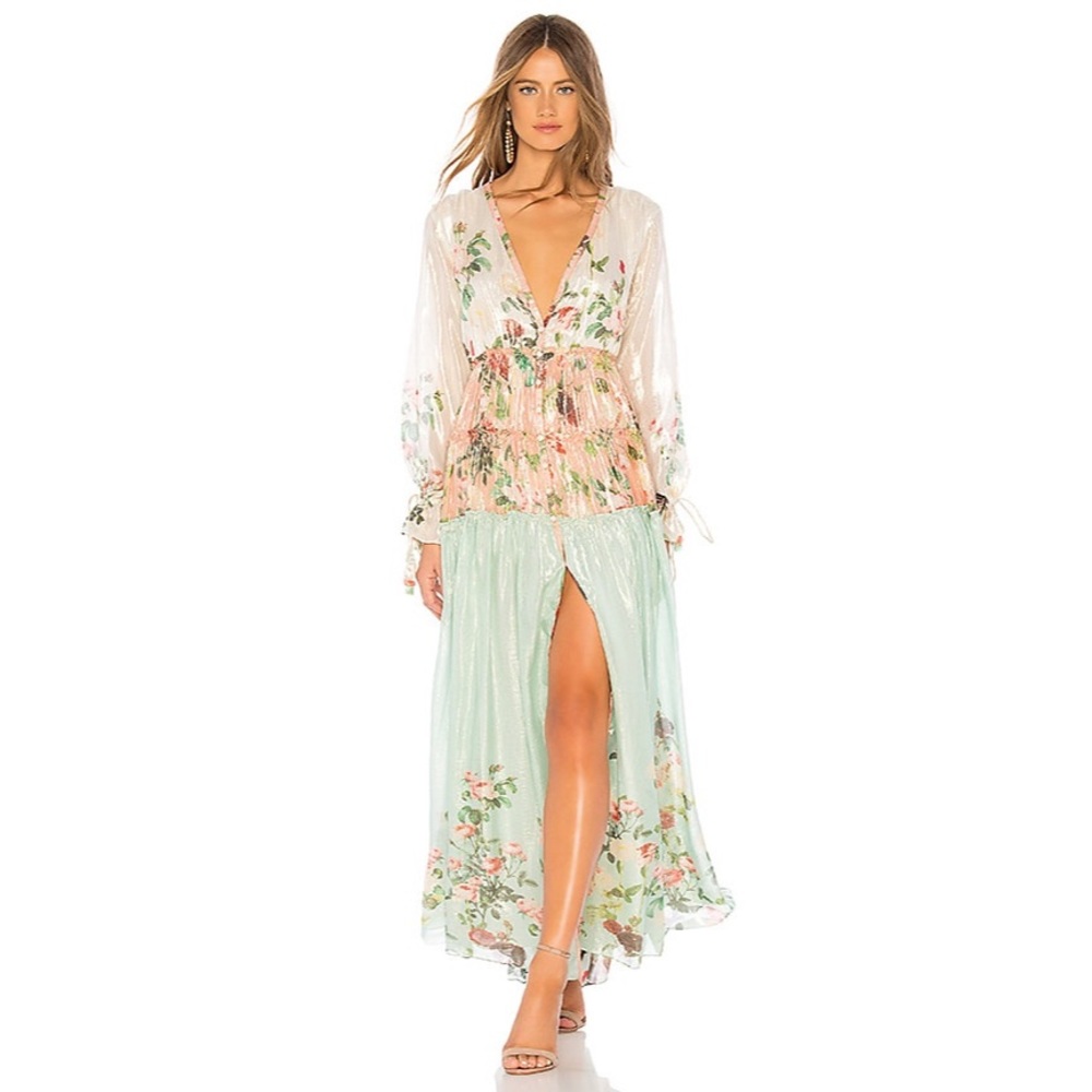 Rococo Sand Ruched Maxi Dress